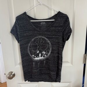Star Wars Women's Charcoal Graphic Tee